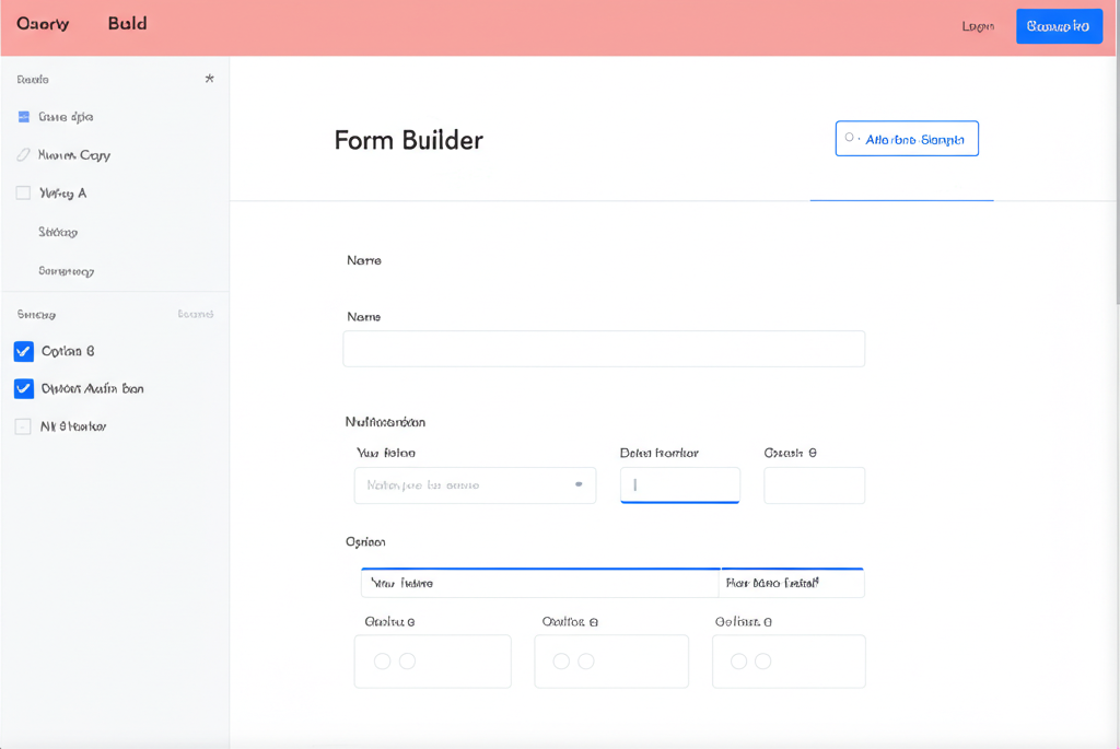 Form Builder Interface